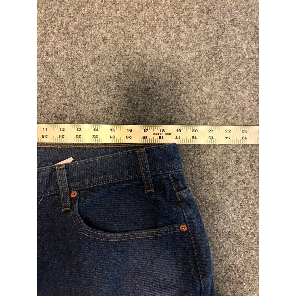 Levi's 550 Men's Jeans 40x30 Dark Wash Blue Relaxed Fit 100% Cotton Colombia - Picture 7 of 9